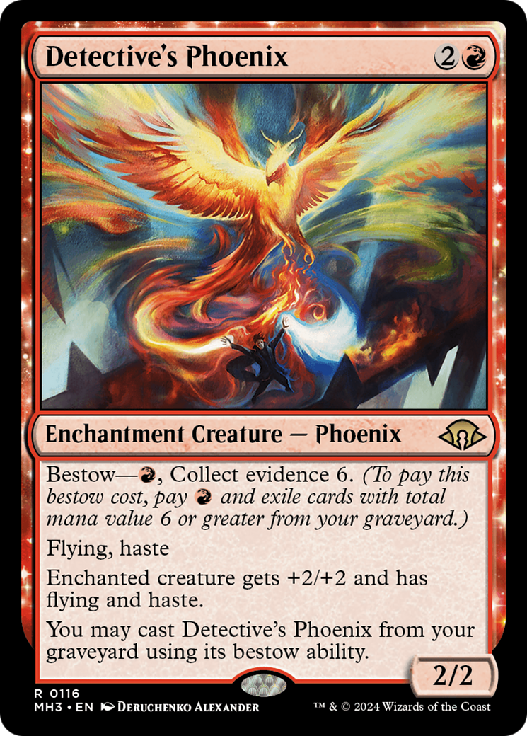 Detective's Phoenix: (enchantment) [Modern Horizons 3]