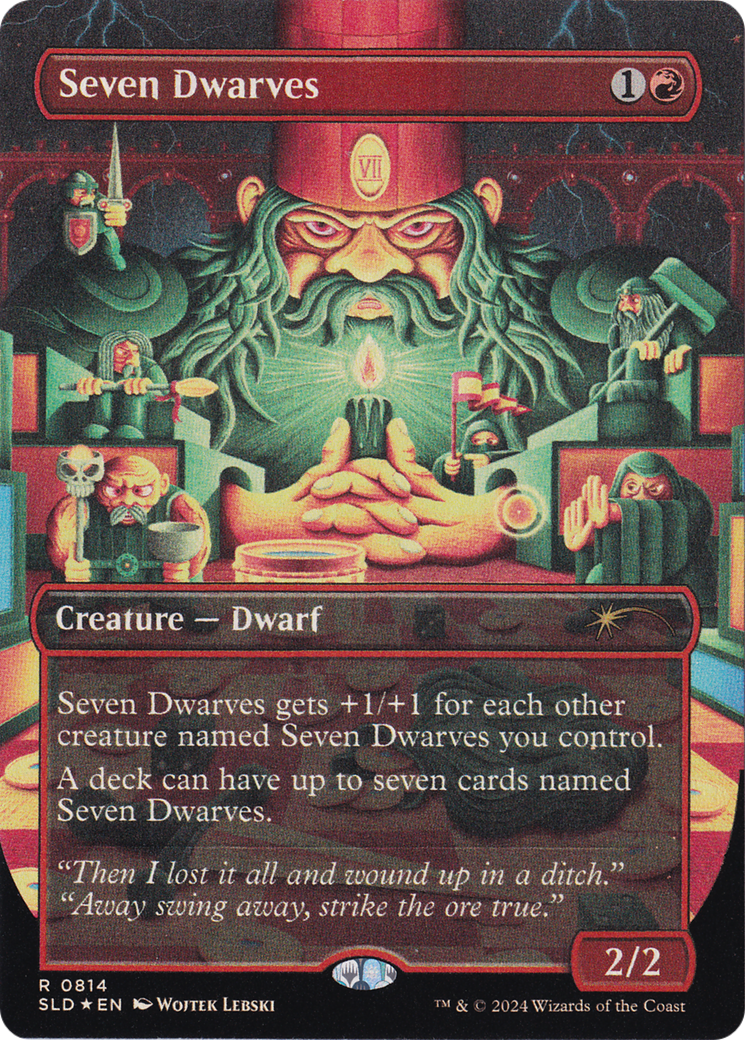 Seven Dwarves (0814) [Secret Lair Drop] (Borderless) Foil