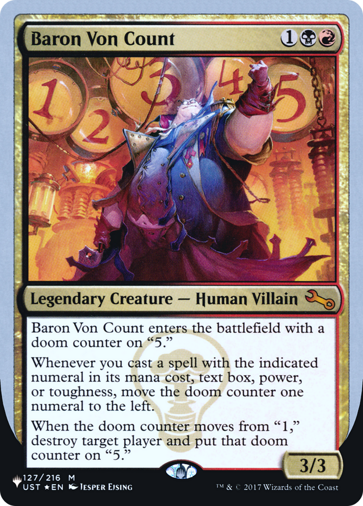 Baron Von Count - The List (Unfinity Foil Edition) Foil