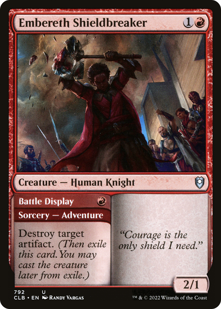 Embereth Shieldbreaker - [Commander Legends: Battle for Baldur's Gate]