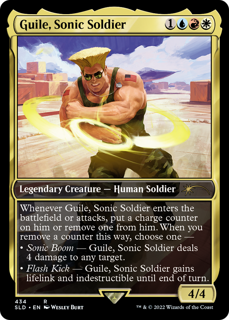 Guile, Sonic Soldier [Secret Lair Drop] / Guile, Sonic Soldier