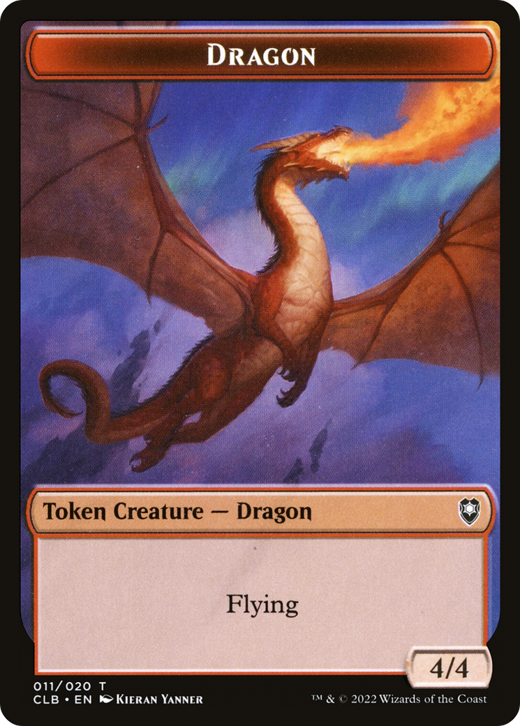 Dragon Token [Battle for Baldur's Gate Tokens]
