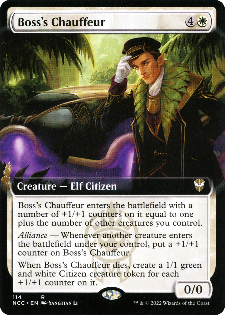 Boss's Chauffeur (Extended Art) - New Capenna Commander: (Extended Art)