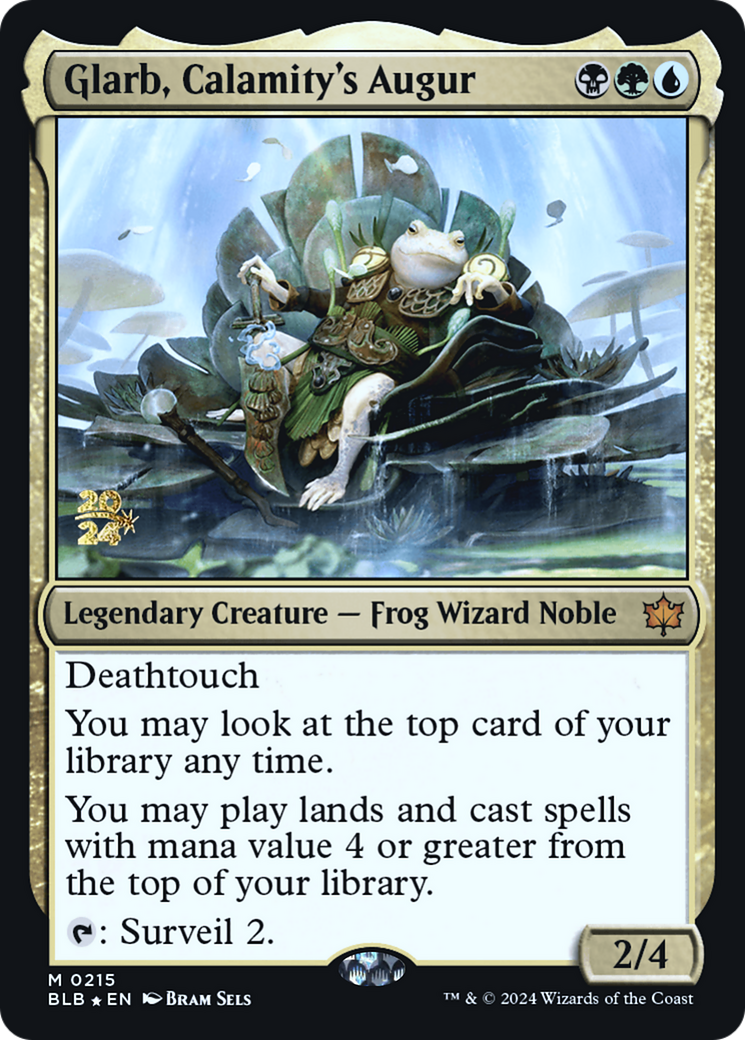 Glarb, Calamity's Augur [Bloomburrow Promos] Foil