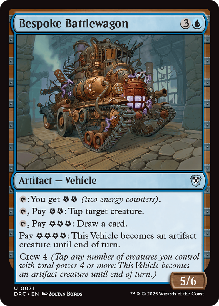 Bespoke Battlewagon - Commander: Aetherdrift