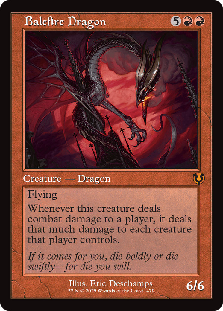 Balefire Dragon (Retro Frame) - Innistrad Remastered