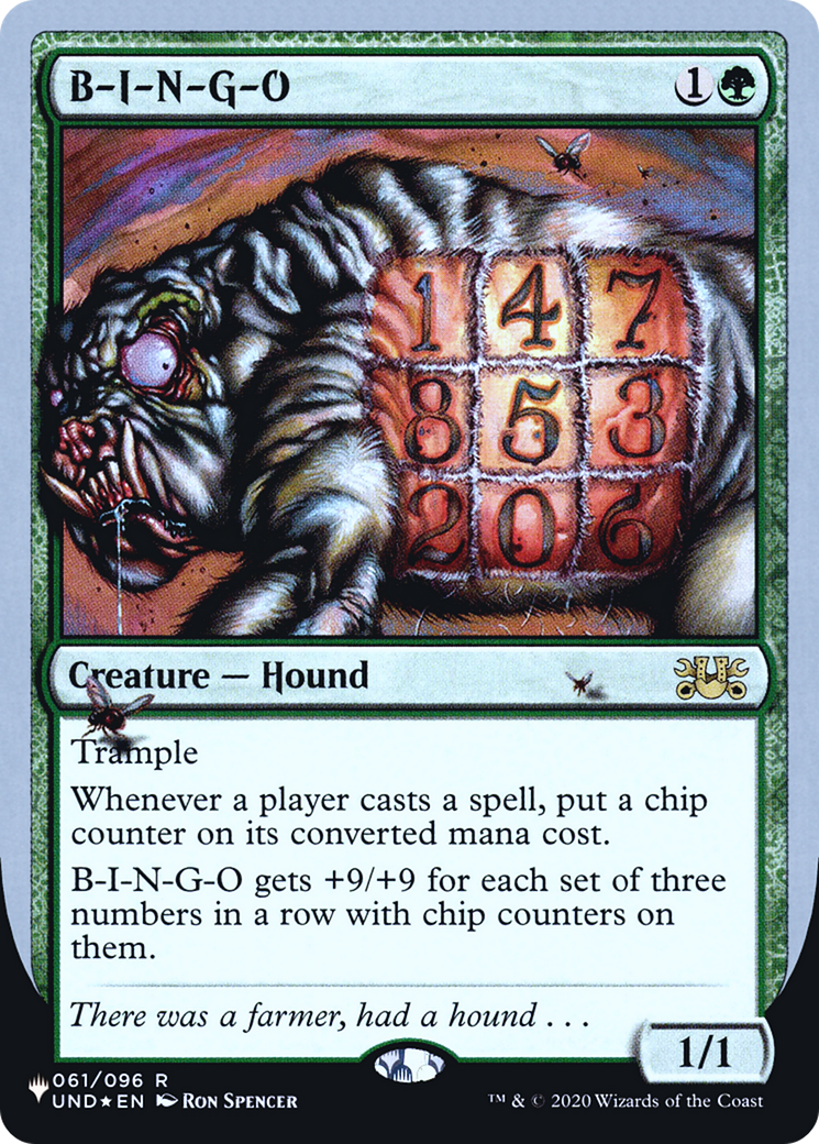 B-I-N-G-O - The List (Unfinity Foil Edition) Foil