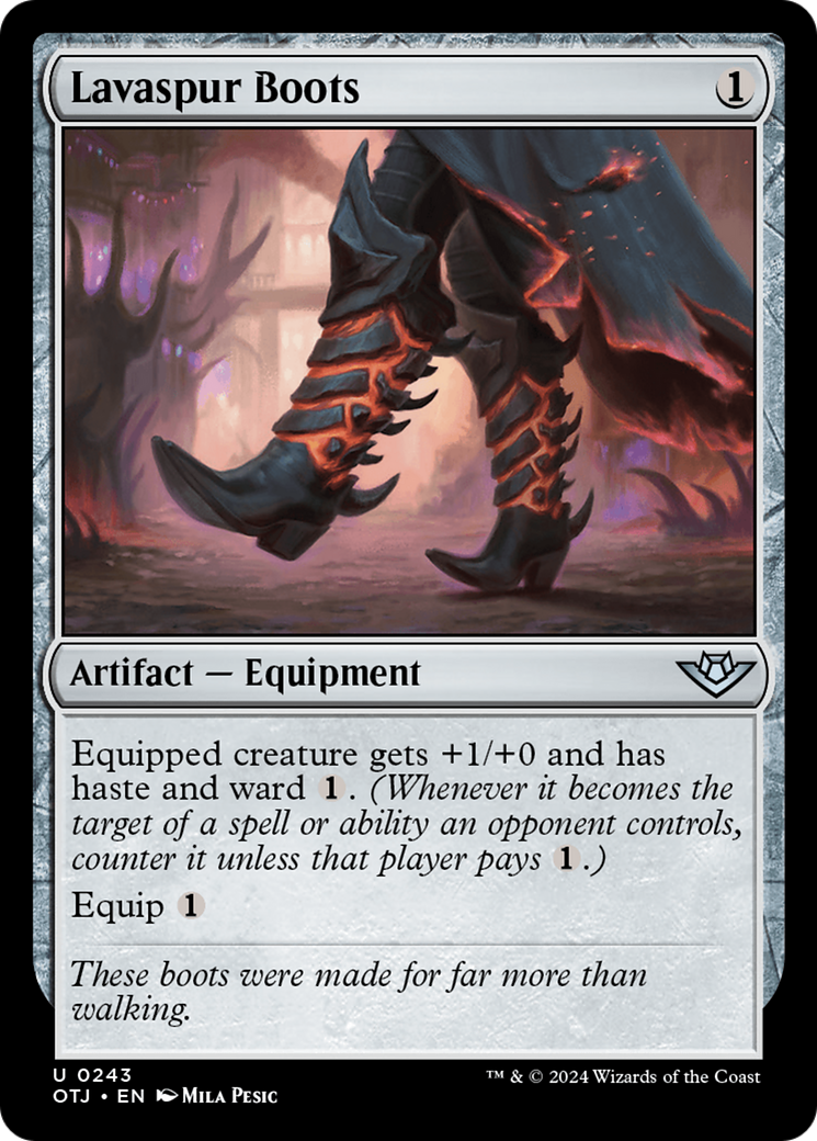Lavaspur Boots - [Outlaws of Thunder Junction]