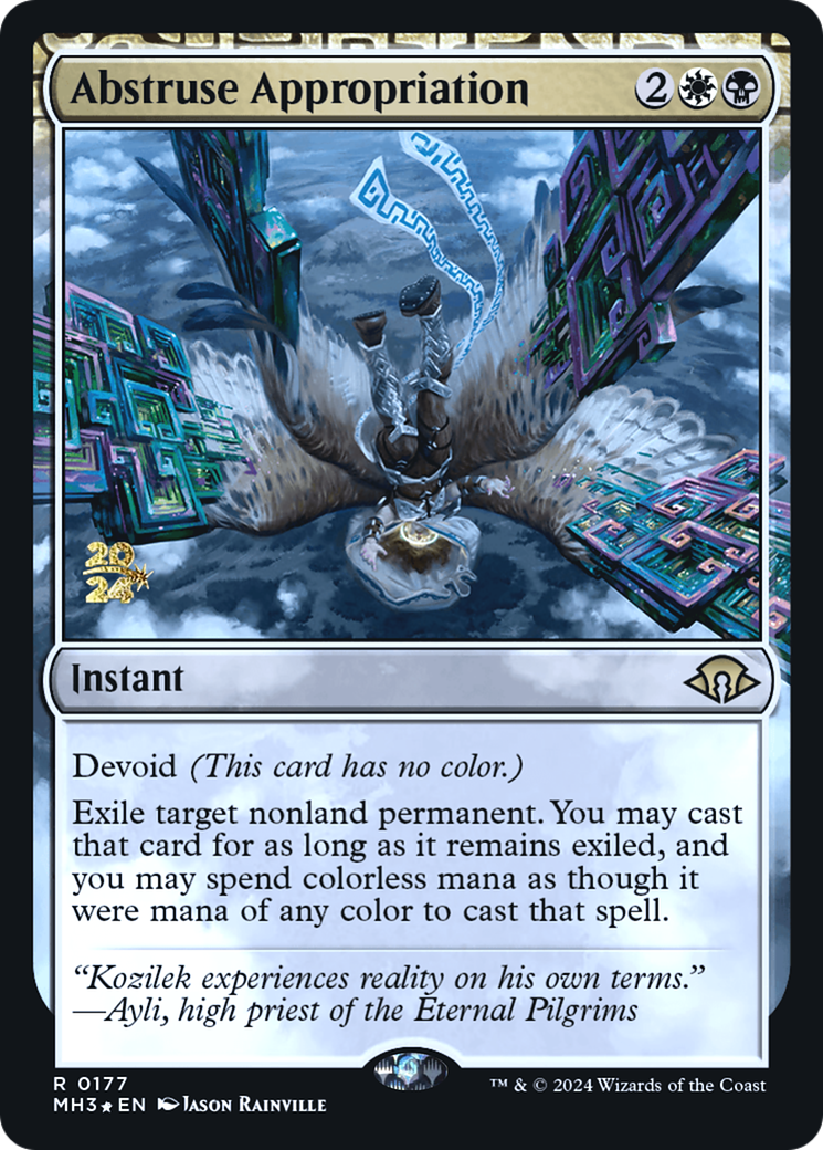 Abstruse Appropriation - Modern Horizons 3 Promos: (devoid) Foil
