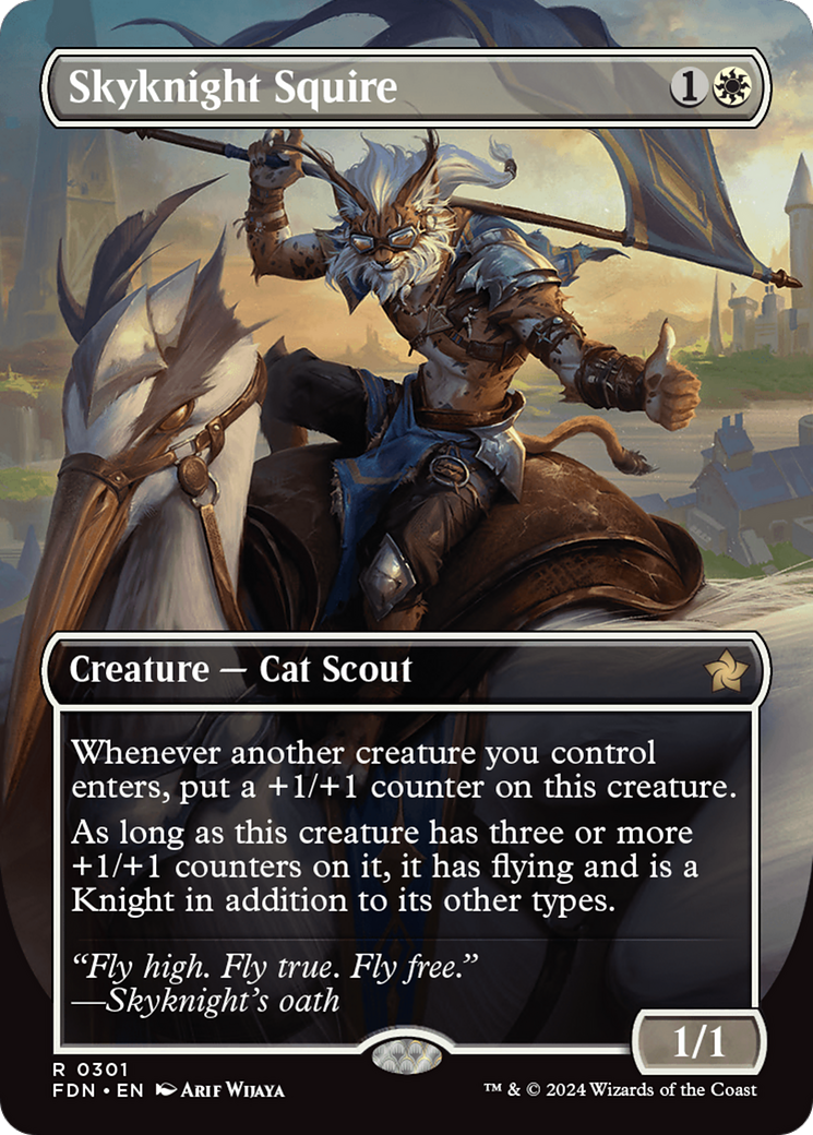 Skyknight Squire (Borderless) - [Foundations]