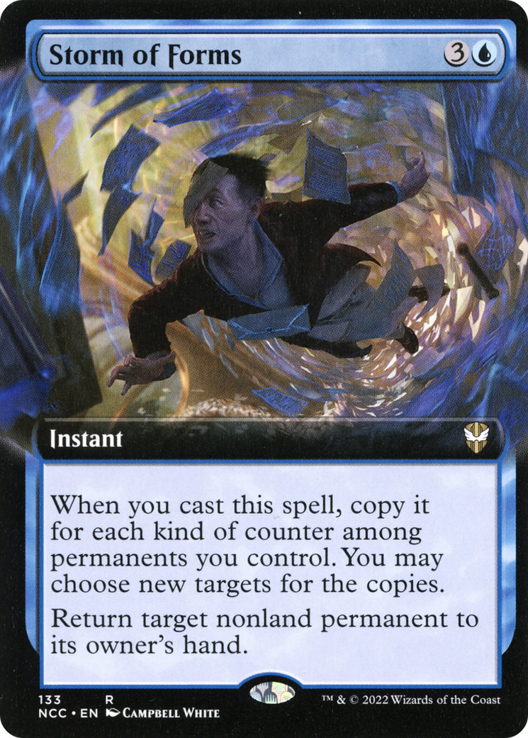 Storm of Forms (Extended Art) - [New Capenna Commander]: (Extended Art)
