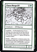 Plane-Merge Elf (2021 Edition) [Mystery Booster Playtest Cards]