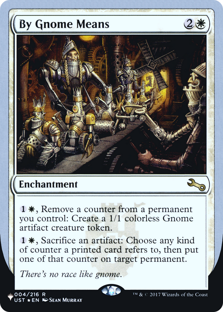 By Gnome Means - The List (Unfinity Foil Edition) Foil