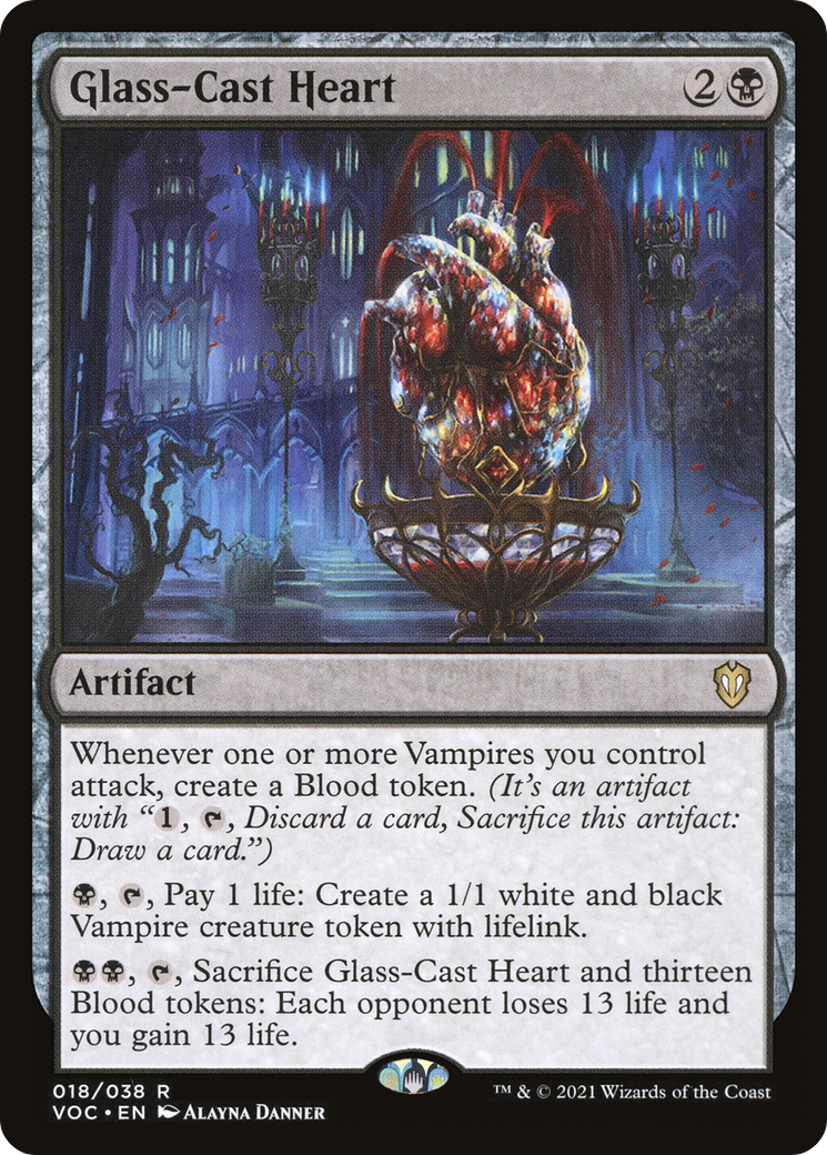 Glass-Cast Heart [Crimson Vow Commander]