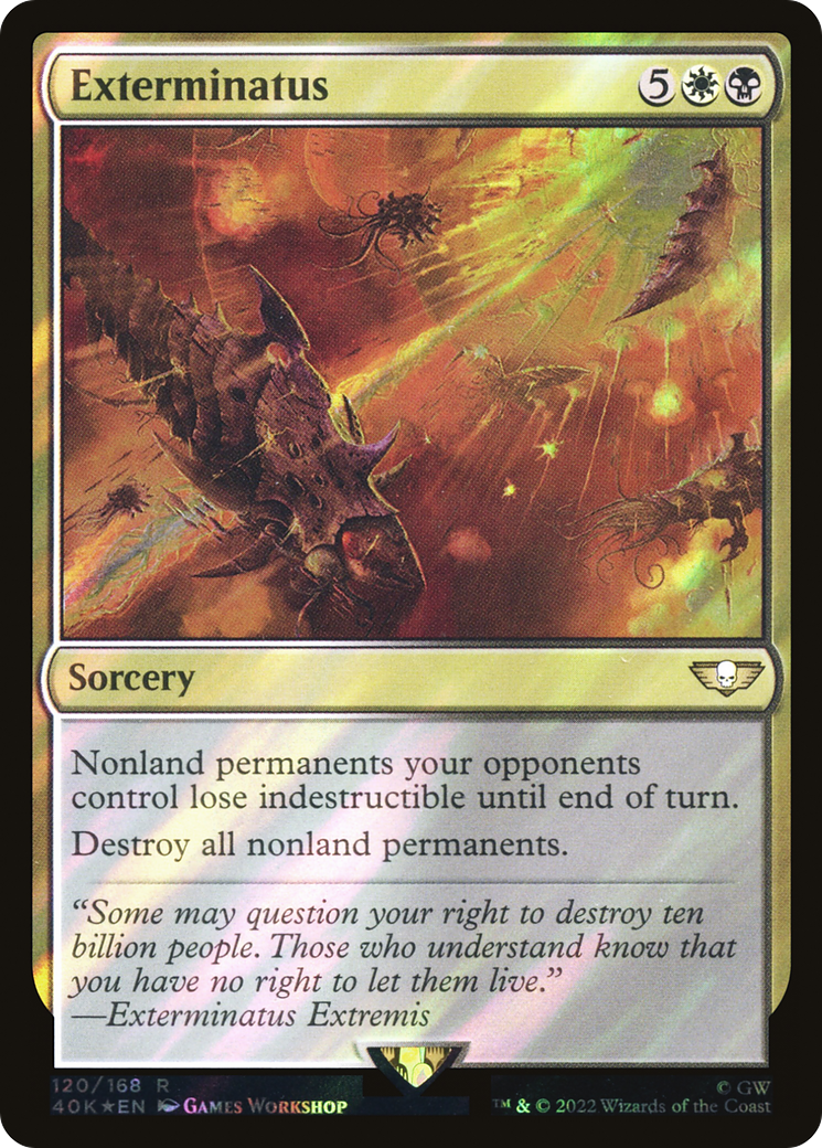 Exterminatus (Surge Foil) [Warhammer 40,000 Commander] Foil