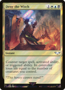 Deny the Witch (Surge Foil) [Warhammer 40,000 Commander] Foil