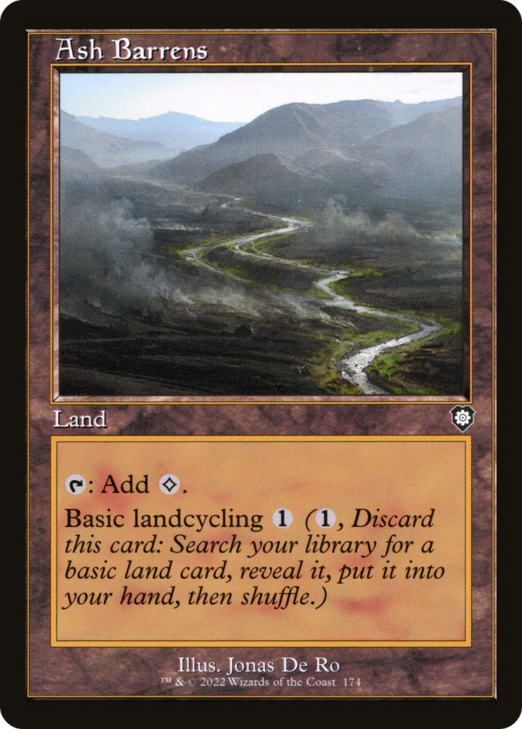 Ash Barrens (Retro Frame) - The Brothers' War Commander