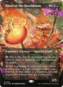 Hazel of the Rootbloom (Borderless) (Raised Foil) [Bloomburrow Commander] Foil