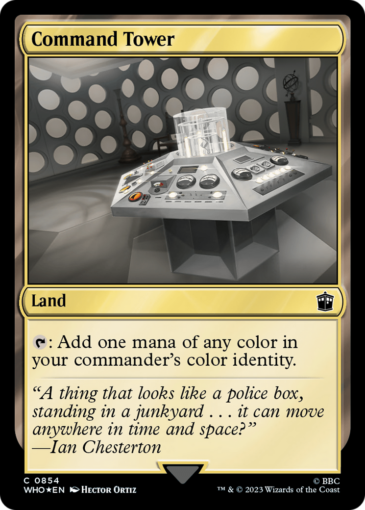 Command Tower (0854) (Surge Foil) [Doctor Who] Foil