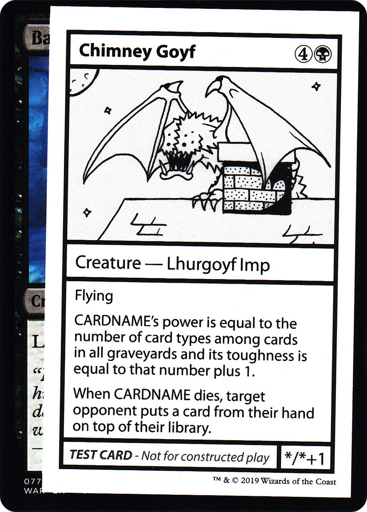 Chimney Goyf (No PW Symbol) - Mystery Booster Playtest Cards 2021