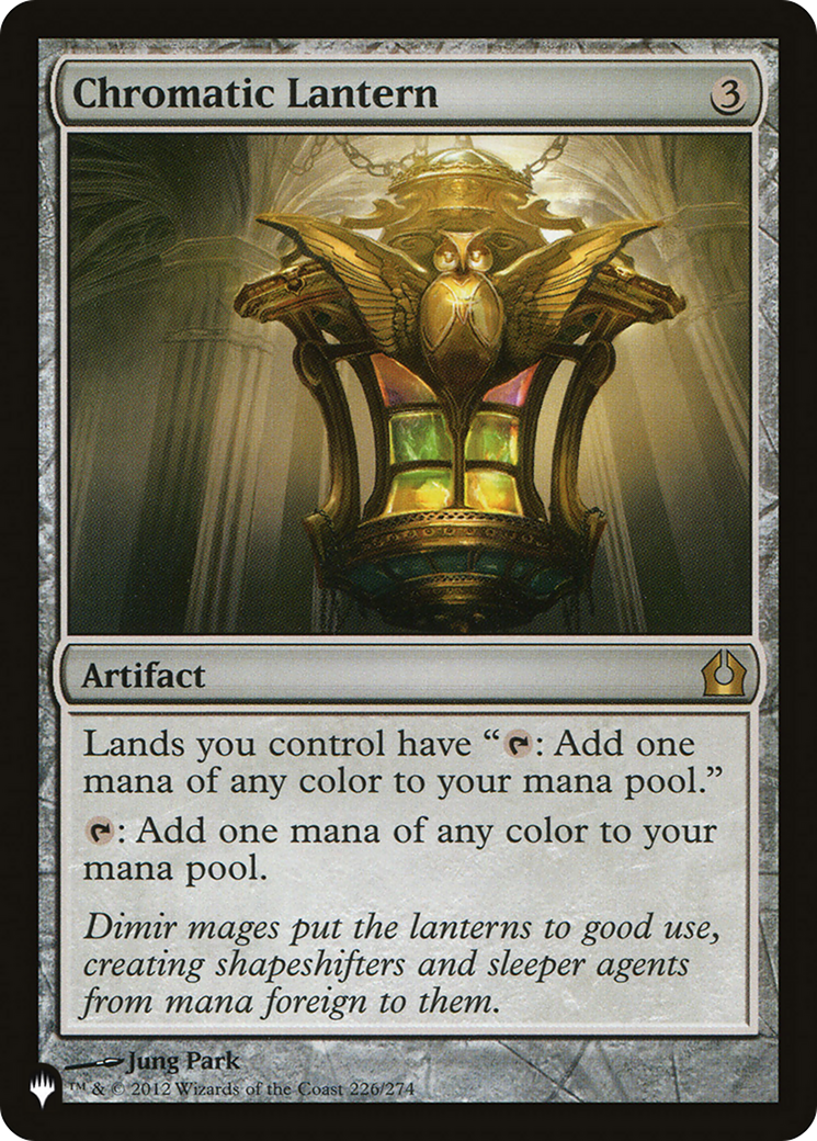 Chromatic Lantern (RTR) - The List