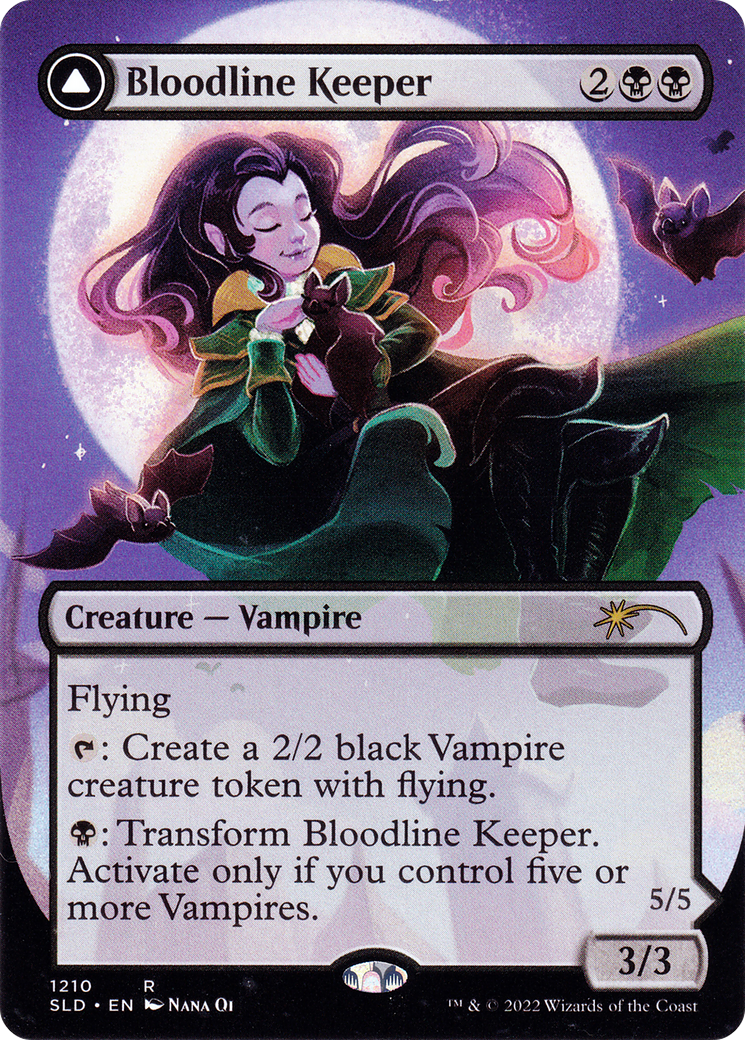 Bloodline Keeper (Display Commander) - Thick Stock - Secret Lair Drop (Borderless)