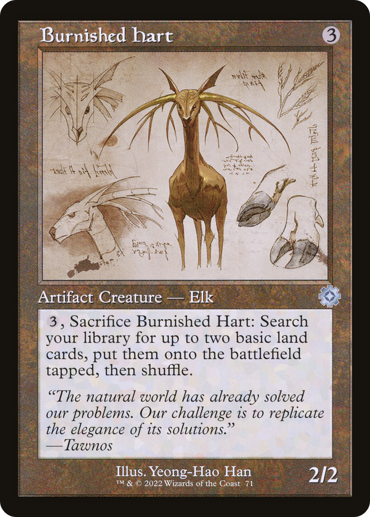 Burnished Hart (Schematic) - The Brothers' War Retro Artifacts