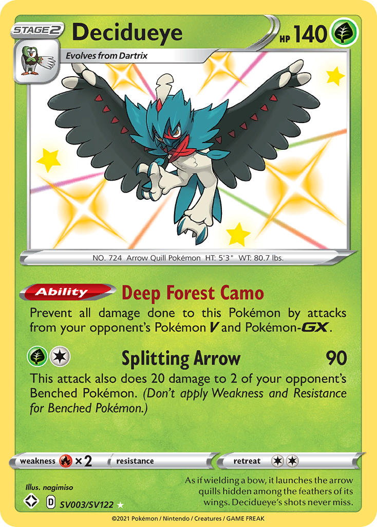 pokemon card decidueye Hisuian Decidueye V - SWSH238 Sword & Shield Promo Pokemon