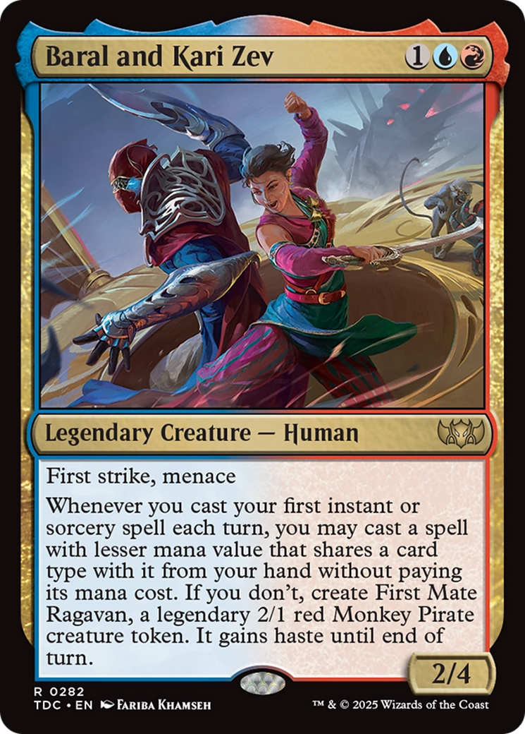 Baral and Kari Zev - Commander: Tarkir: Dragonstorm