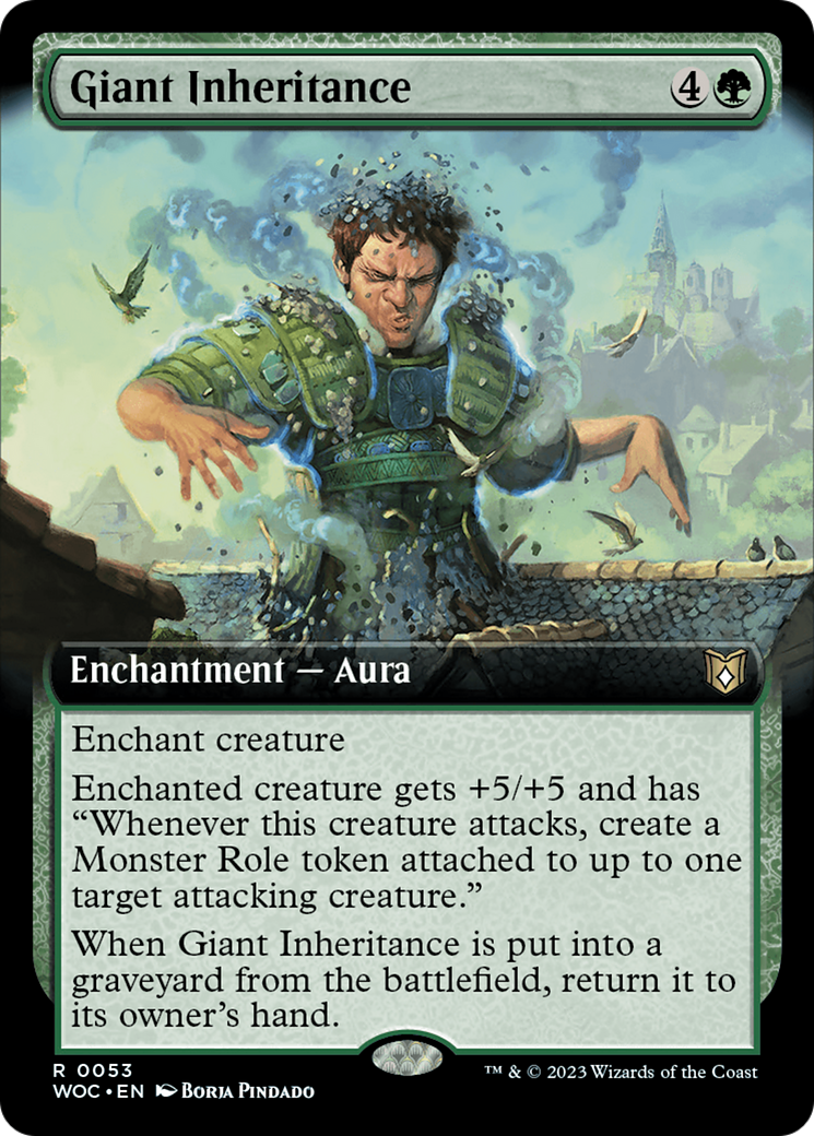 Giant Inheritance (Extended Art): (Extended Art) [Wilds of Eldraine Commander]