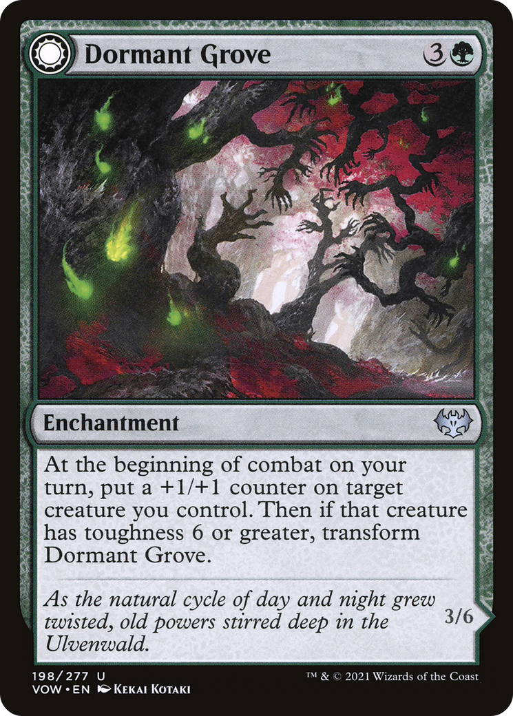 Dormant Grove: (Double Faced Transform) [Innistrad: Crimson Vow]