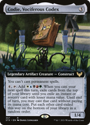 Codie, Vociferous Codex (Extended Art): (Extended Art) [Strixhaven: School of Mages]