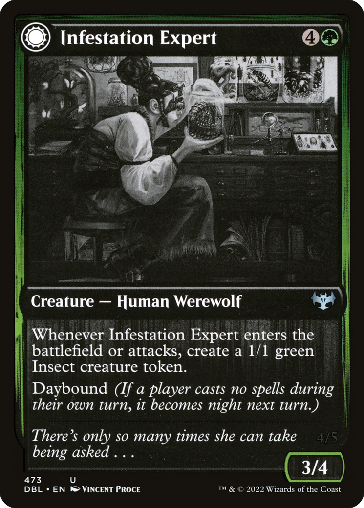 Infestation Expert: (Double Faced Transform) [Innistrad: Double Feature]