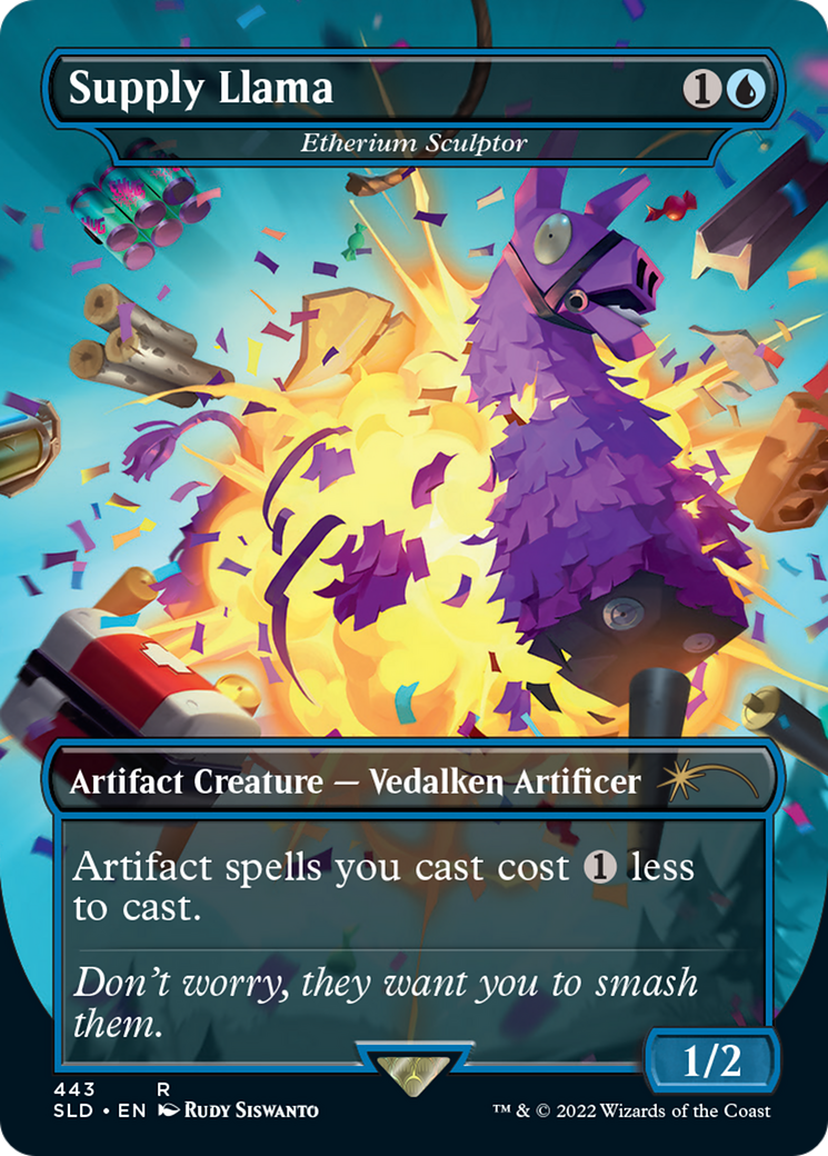 Supply Llama - Etherium Sculptor [Secret Lair Drop] / Supply Llama (Borderless)