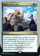 Better Than One - The List (Unfinity Foil Edition) Foil