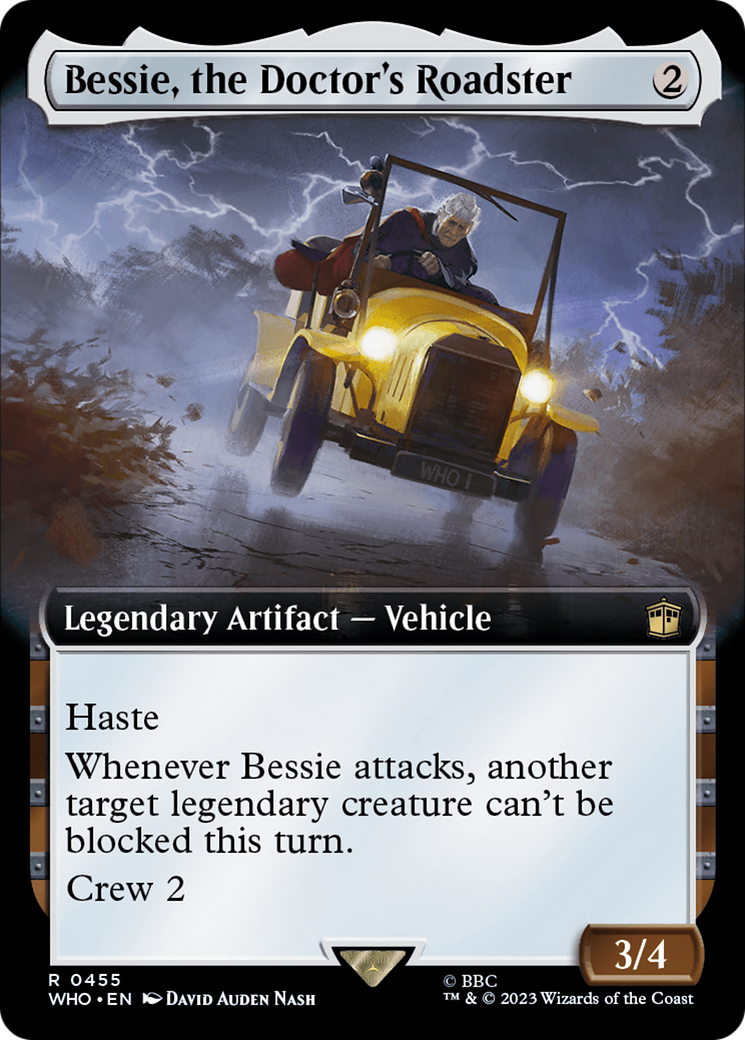 Bessie, the Doctor's Roadster (Extended Art) - Doctor Who: (Extended Art)