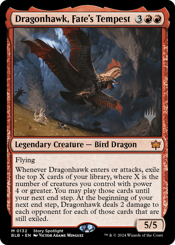 Dragonhawk, Fate's Tempest [Bloomburrow Promos]