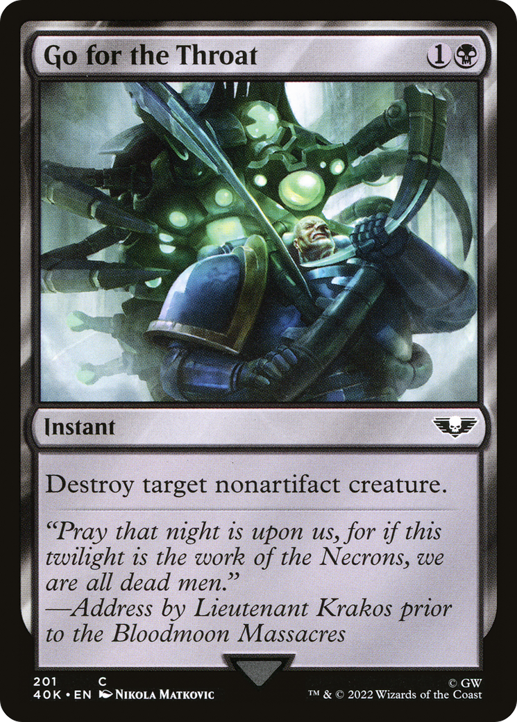 Go for the Throat [Warhammer 40,000 Commander]