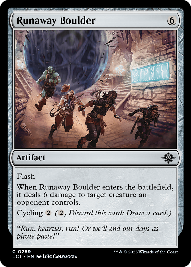 Runaway Boulder [The Lost Caverns of Ixalan]