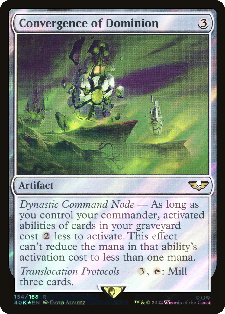 Convergence of Dominion (Surge Foil) [Warhammer 40,000 Commander] Foil