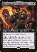 Hidetsugu, Devouring Chaos (Extended Art): (Extended Art) [Kamigawa: Neon Dynasty]