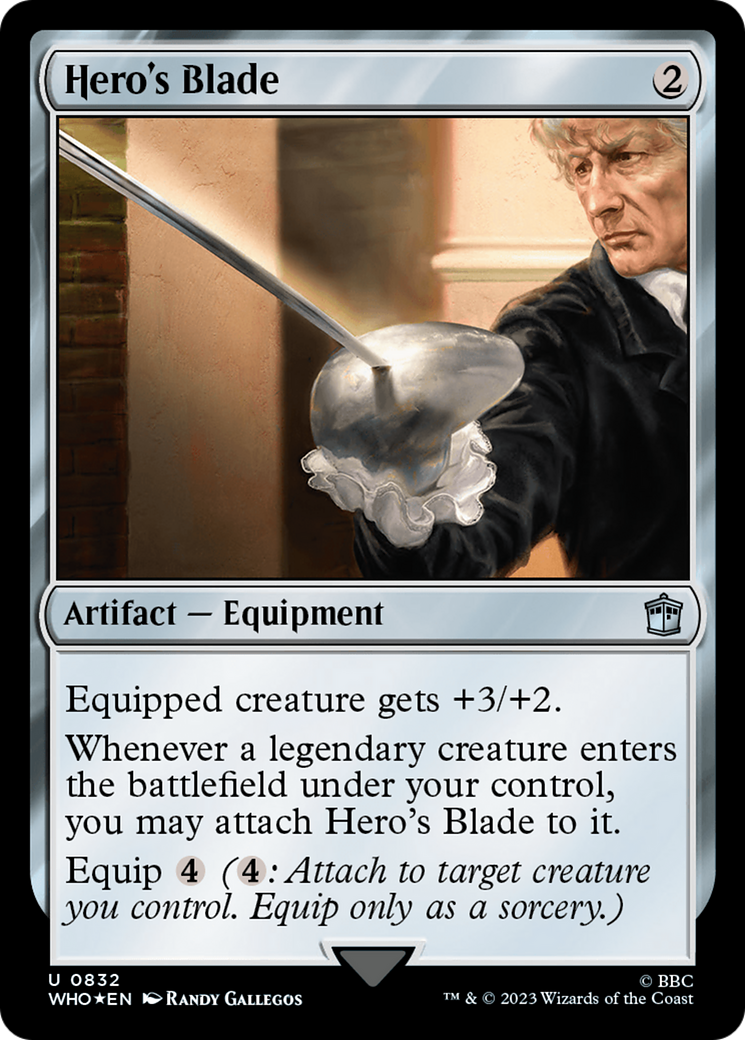 Hero's Blade (Surge Foil) [Doctor Who] Foil