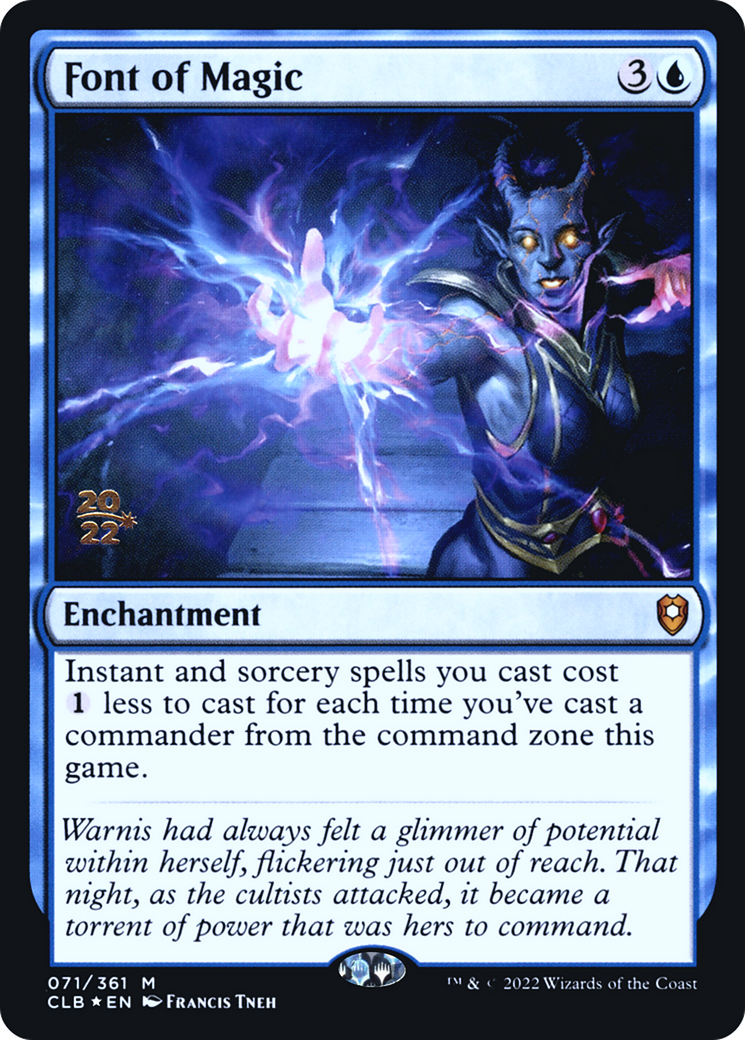 Font of Magic [Battle for Baldur's Gate Promos] Foil