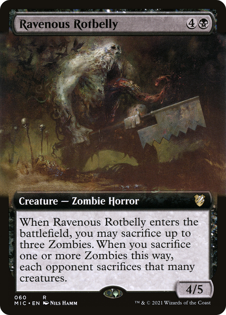 Ravenous Rotbelly (Extended Art) - [Midnight Hunt Commander]: (Extended Art)