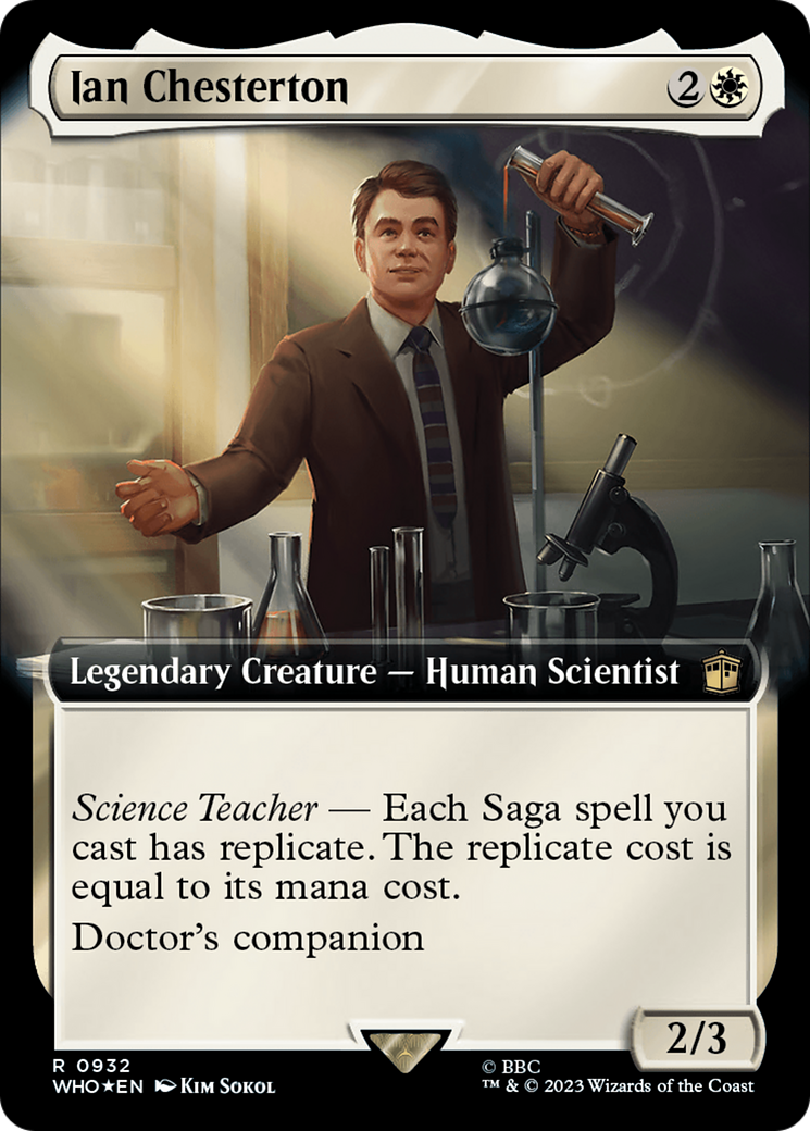 Ian Chesterton (Extended Art) (Surge Foil): (Extended Art) [Doctor Who] Foil