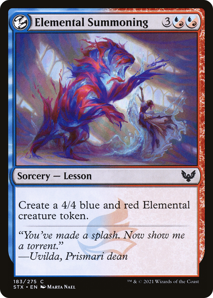 Elemental Summoning - Strixhaven: School of Mages: (lesson)
