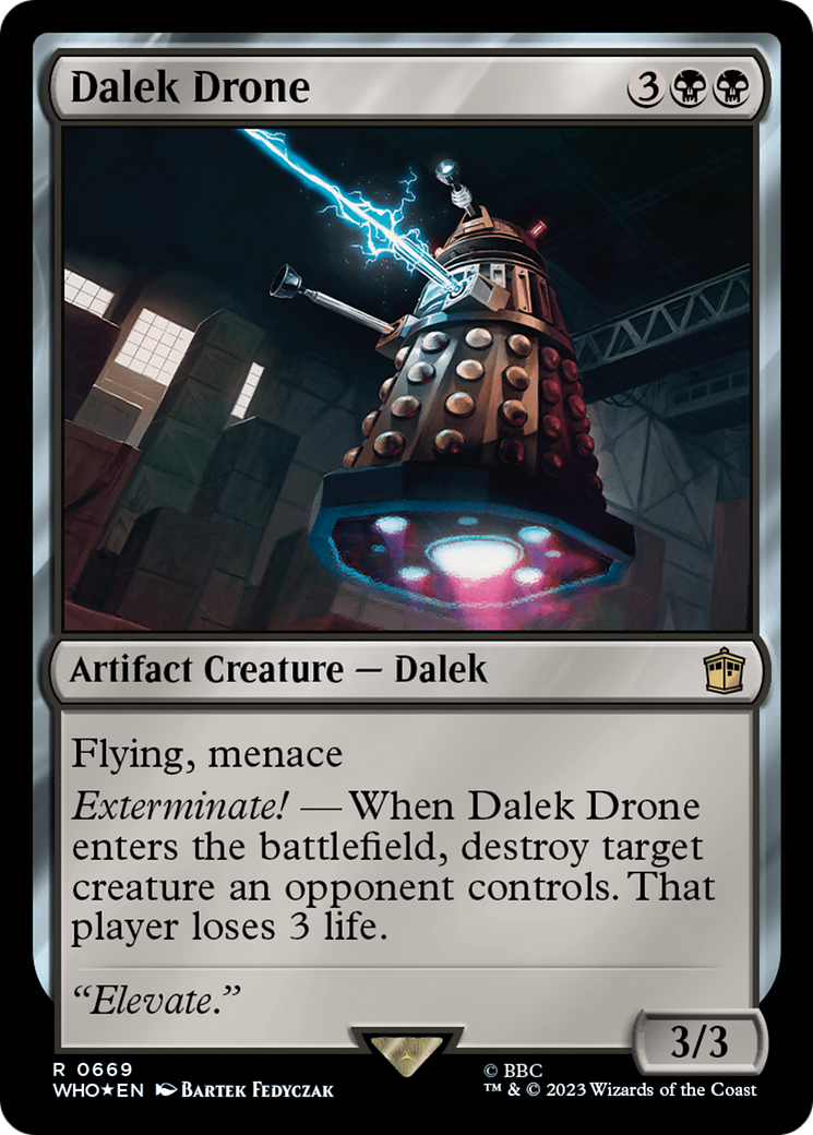 Dalek Drone (Surge Foil) [Doctor Who] Foil