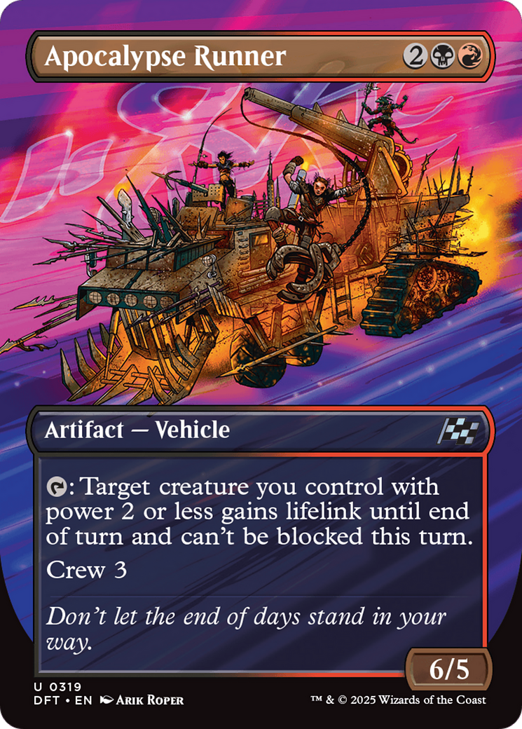 Apocalypse Runner (Borderless) - Aetherdrift