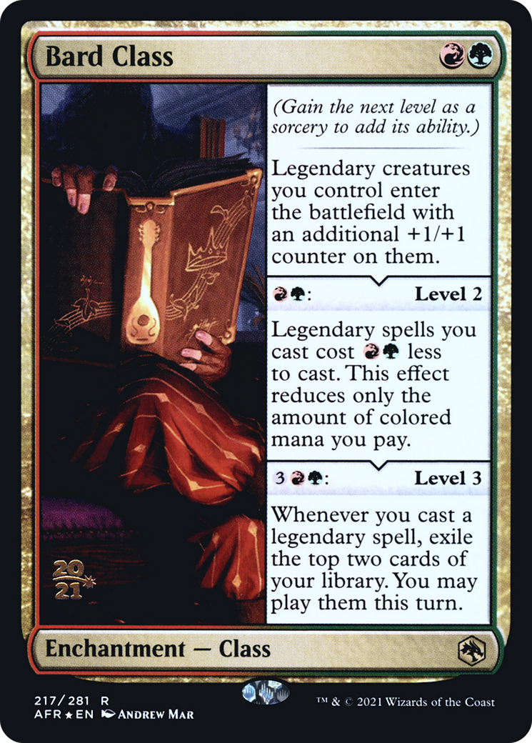 Bard Class - Adventures in the Forgotten Realms Promos Foil