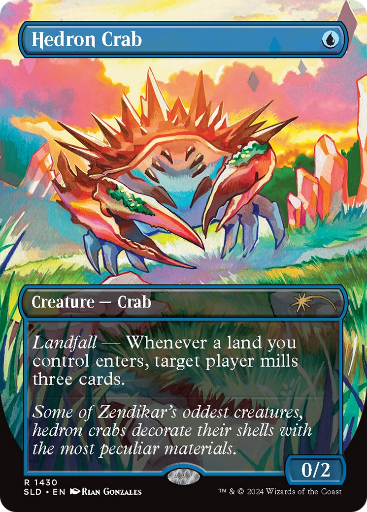 Hedron Crab (Borderless) [Secret Lair Drop]